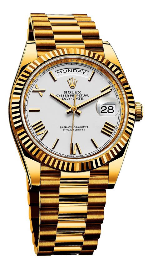 rolex day date roman numerals.